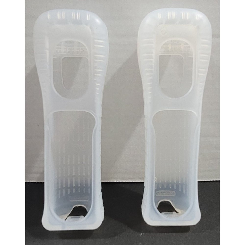 Nintendo Wii Clear Silicone Remote Holder, Bundle of Two (2).